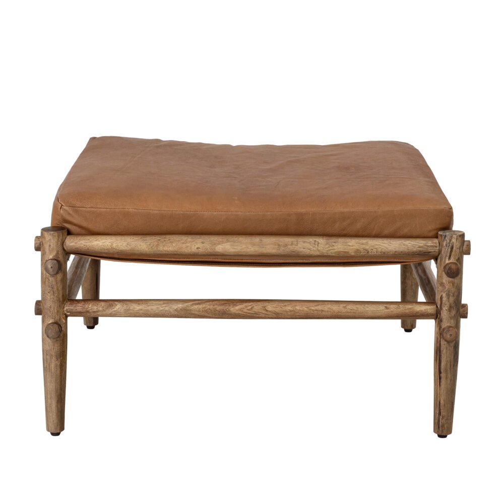 Aysia Stool, Nature, Leather - Image 3