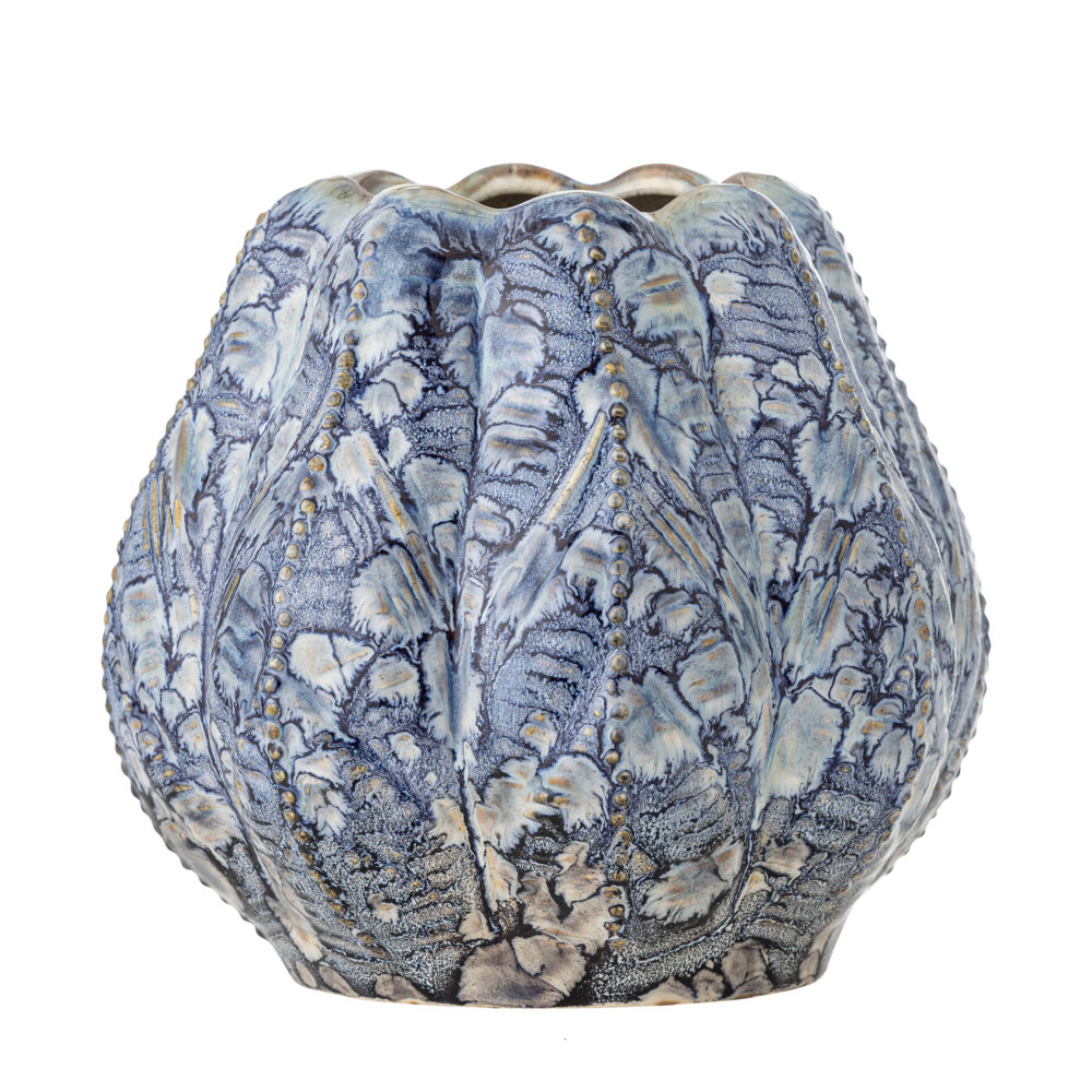 Hetty Vase, Blue, Stoneware