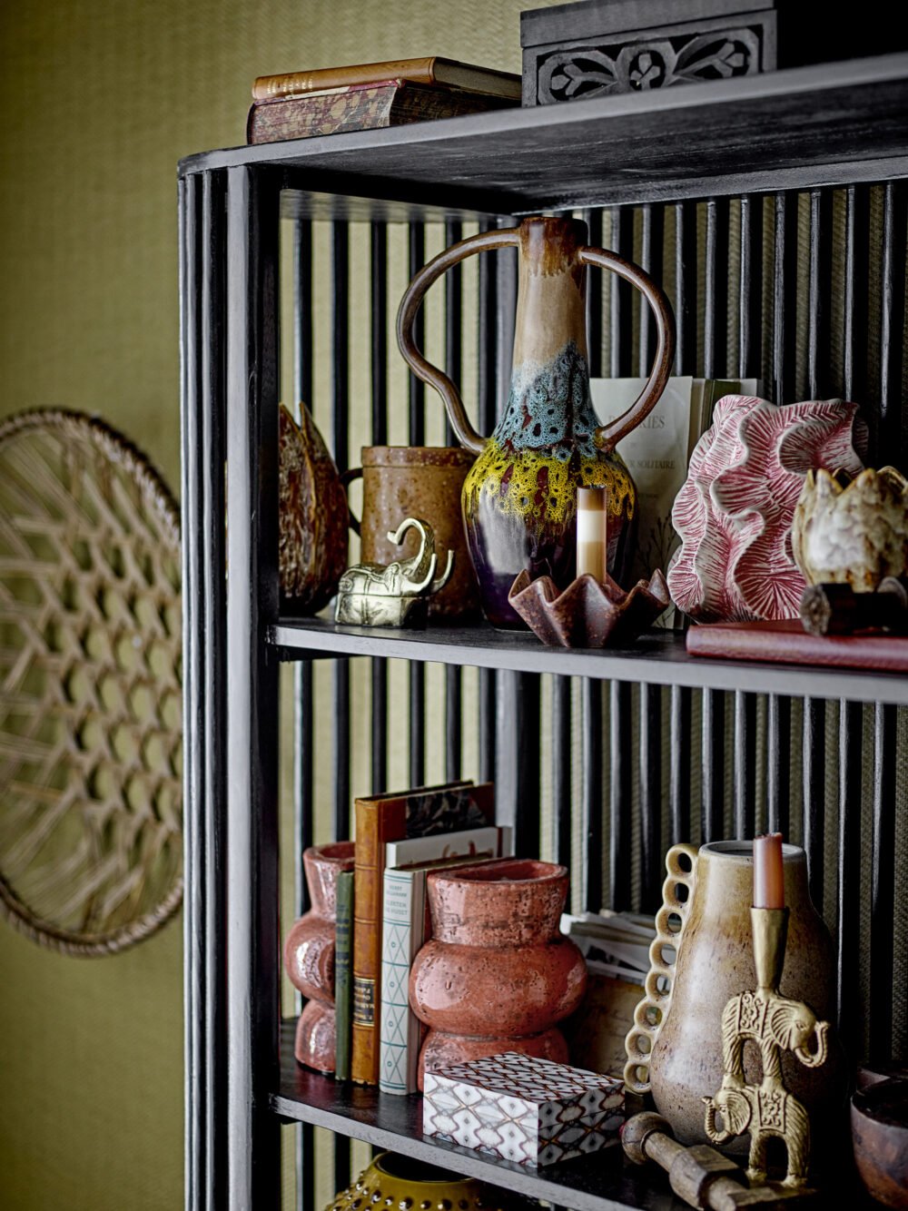 Sali Bookcase, Black, Mango - Image 5