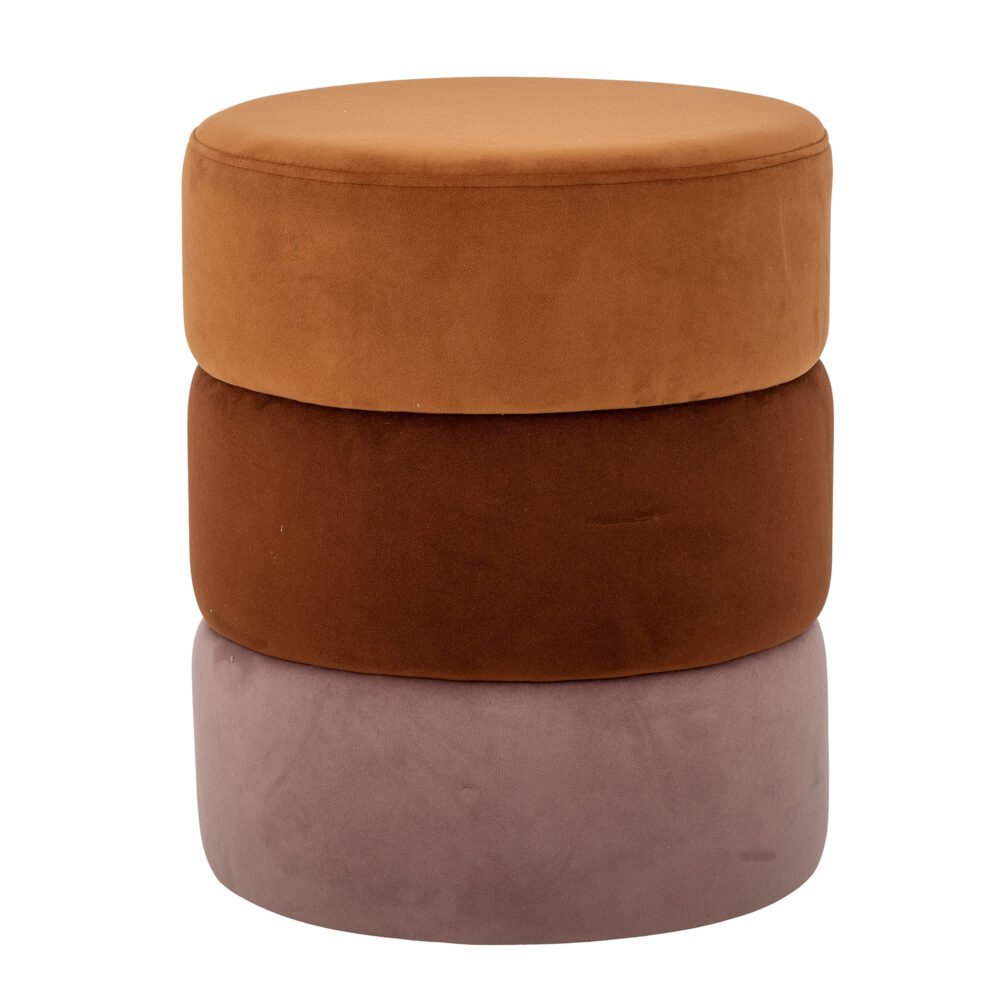 Bilbao Pouf, Orange, Polyester