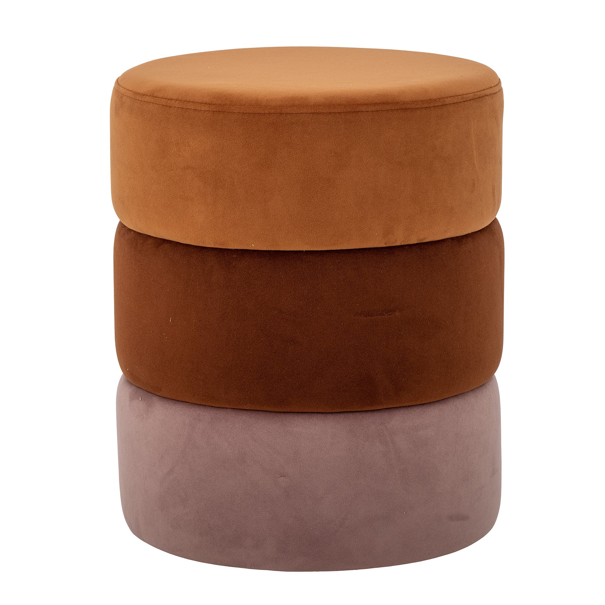 Bilbao Pouf, Orange, Polyester