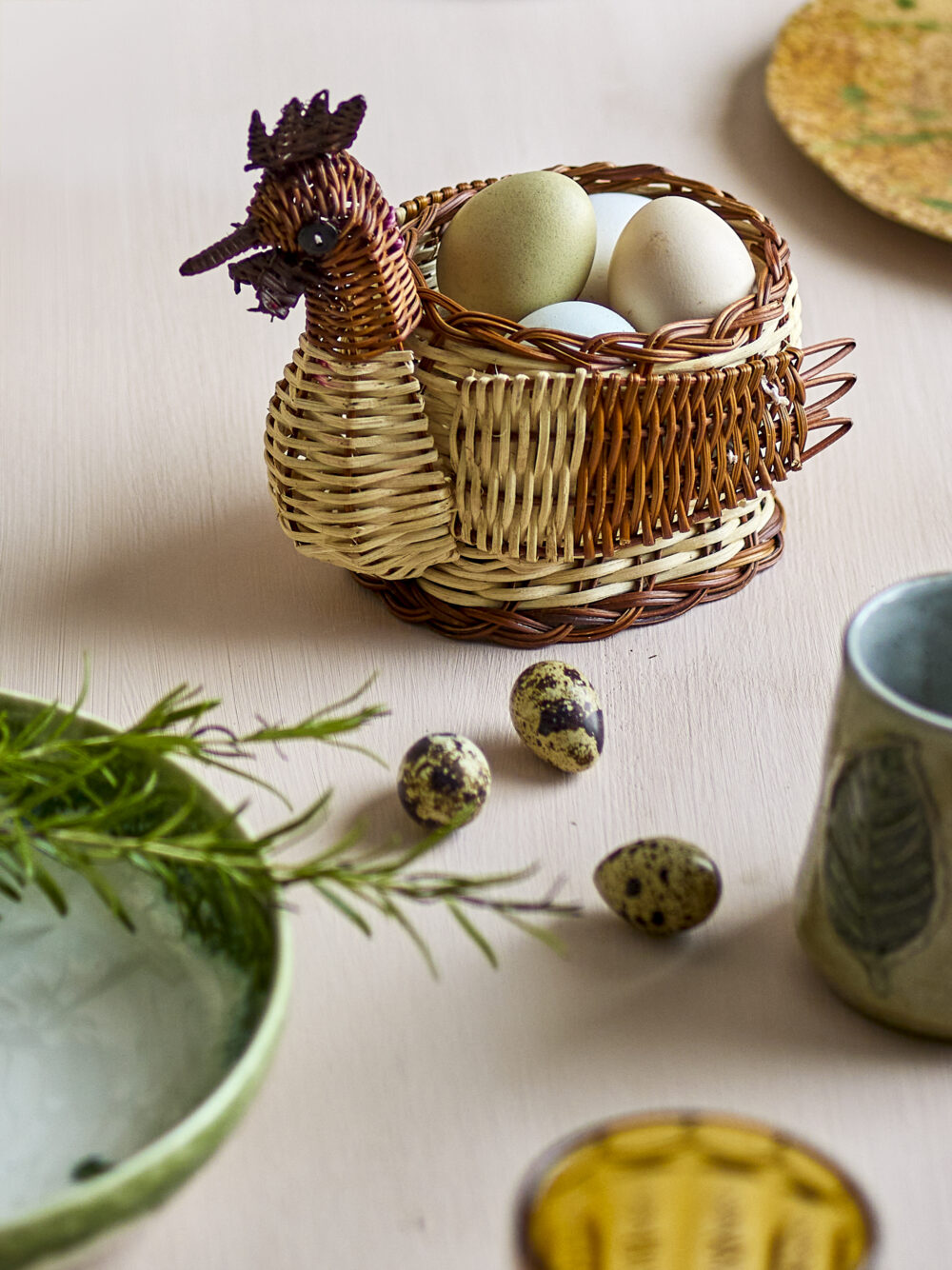 Marsha Basket, Brown, Fern - Image 3