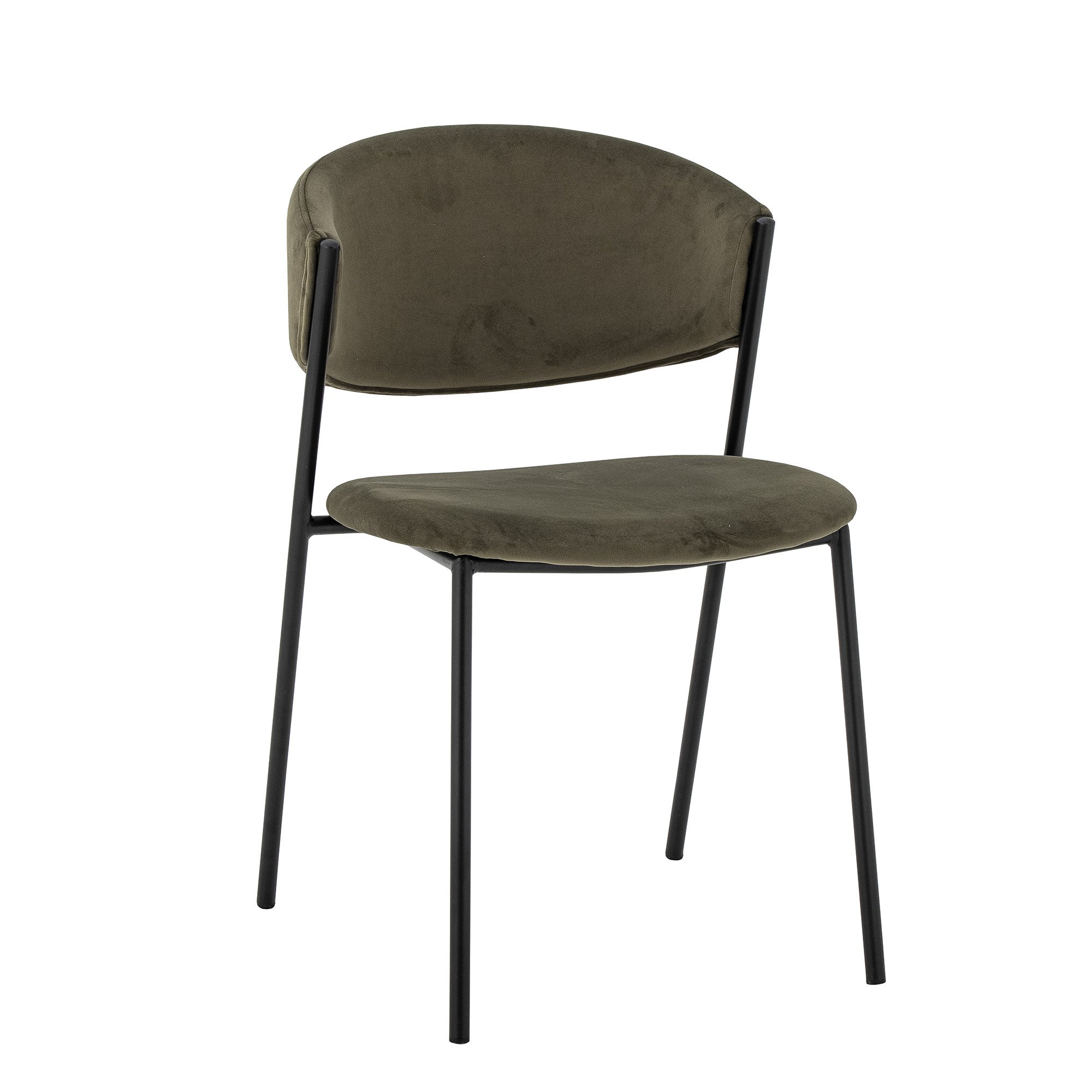 Marlo Dining Chair, Green, Recycled Polyester - Image 4