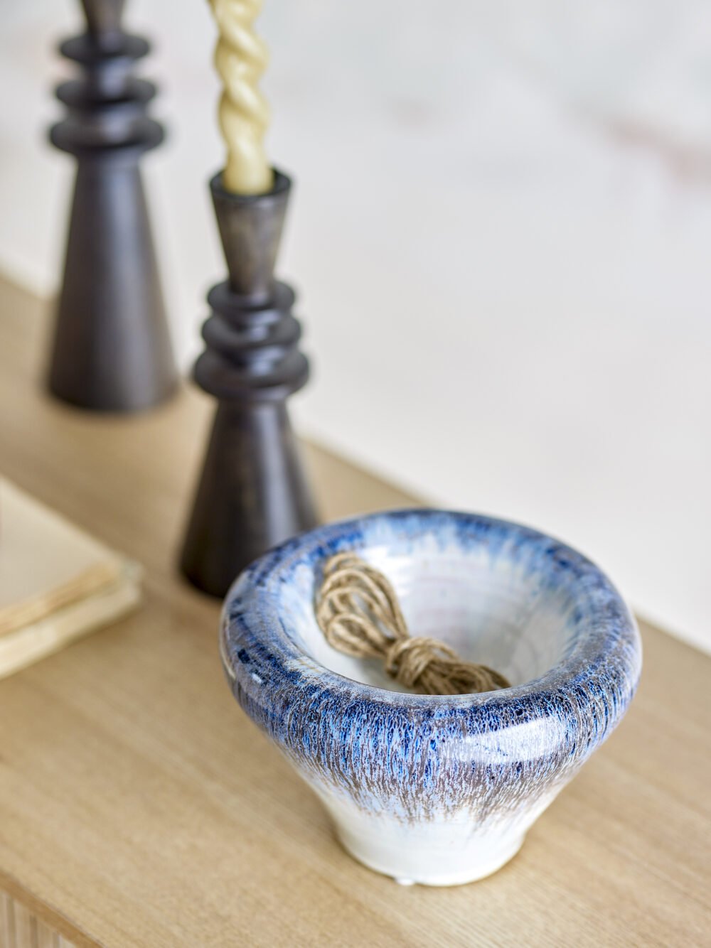 Finna Bowl, Blue, Stoneware - Image 5