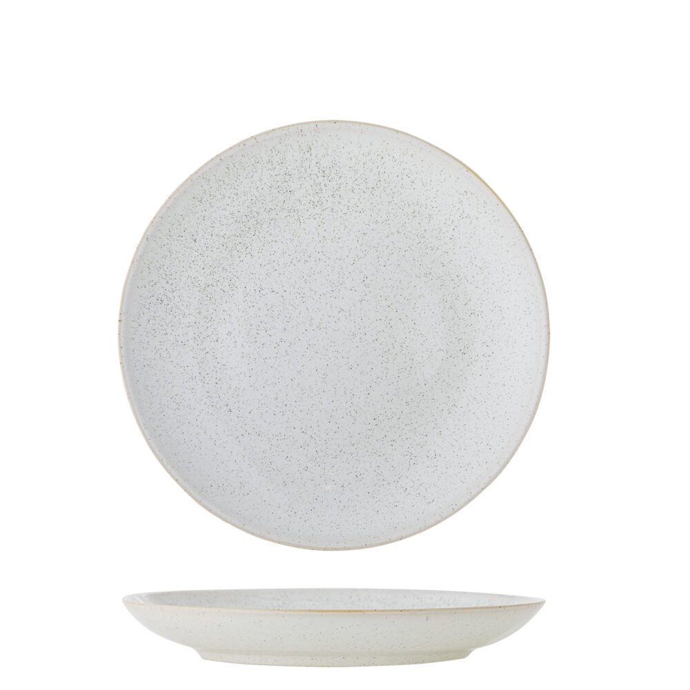 Addison Plate, White, Stoneware