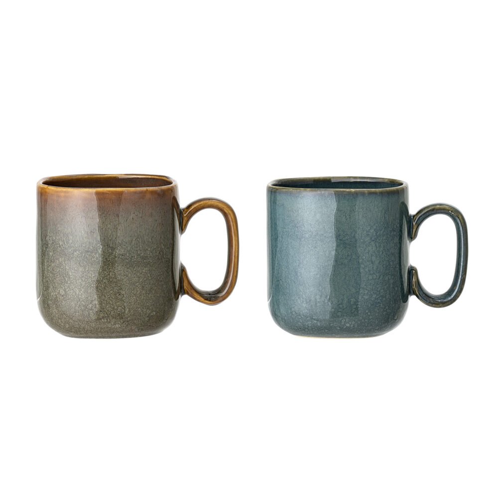 Aime Mug, Green, Stoneware