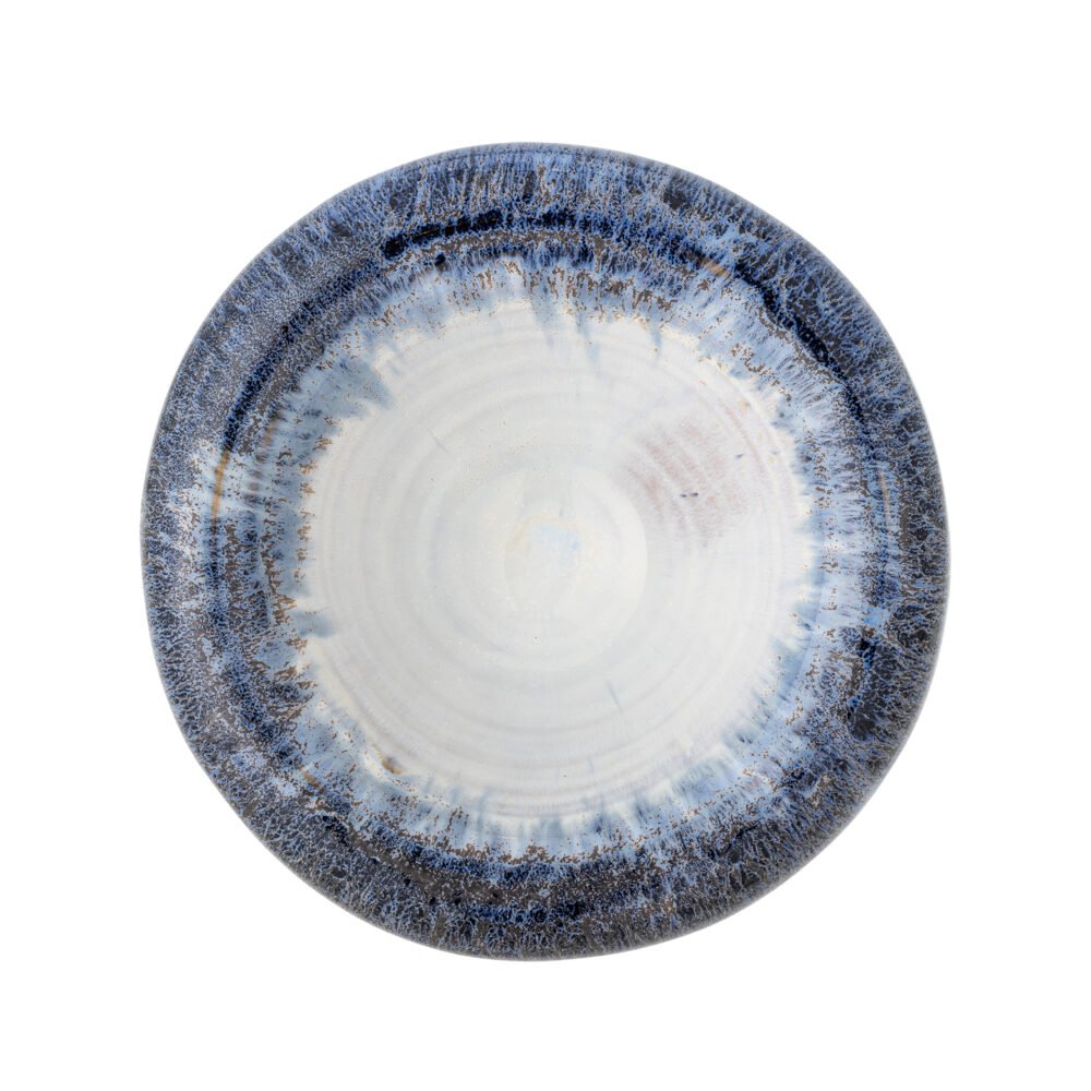 Finna Bowl, Blue, Stoneware - Image 4