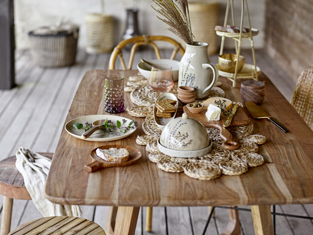 Bea Serving Plate, Nature, Stoneware - Image 5