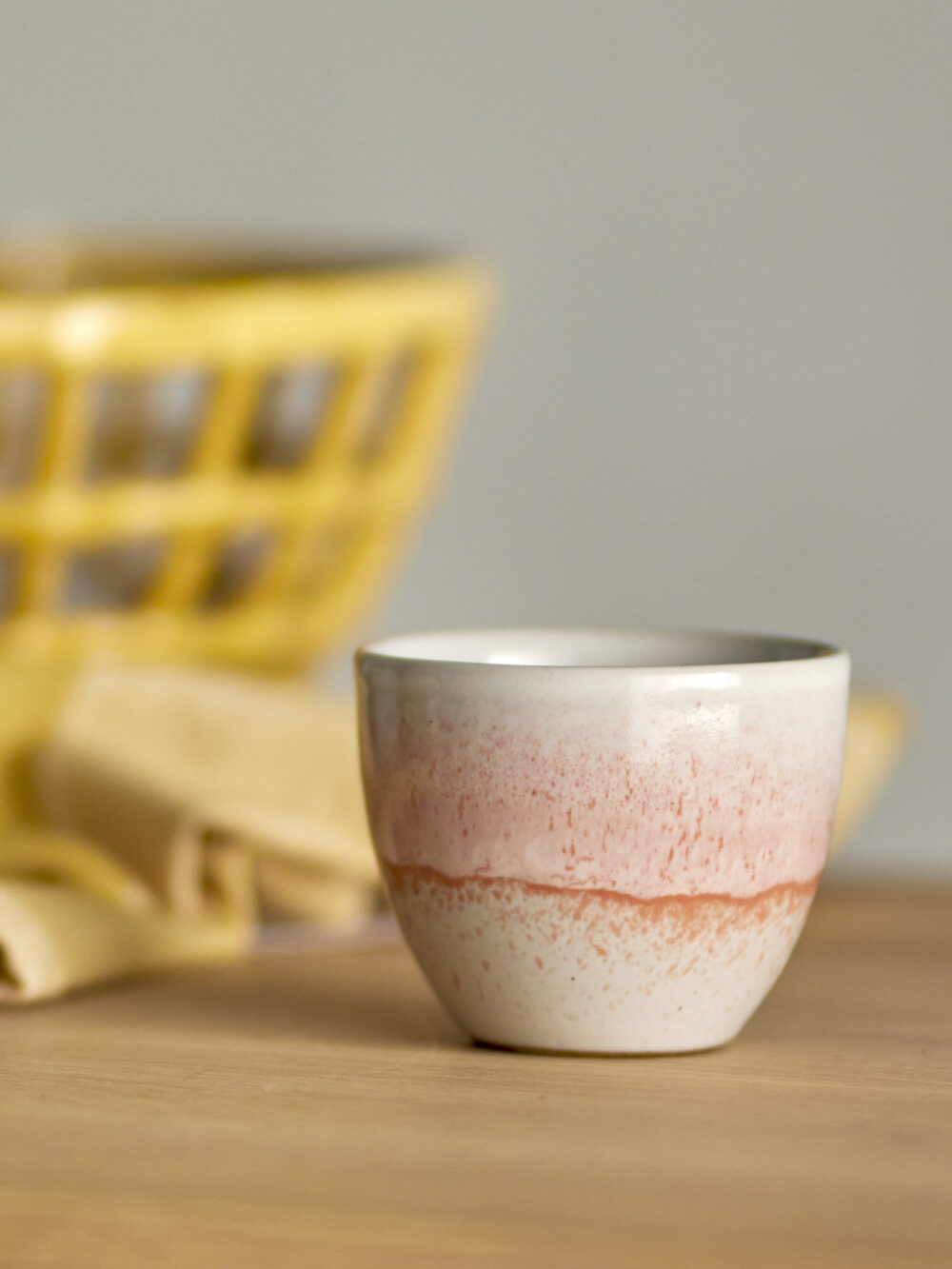 Paula Cup, Orange, Stoneware - Image 2