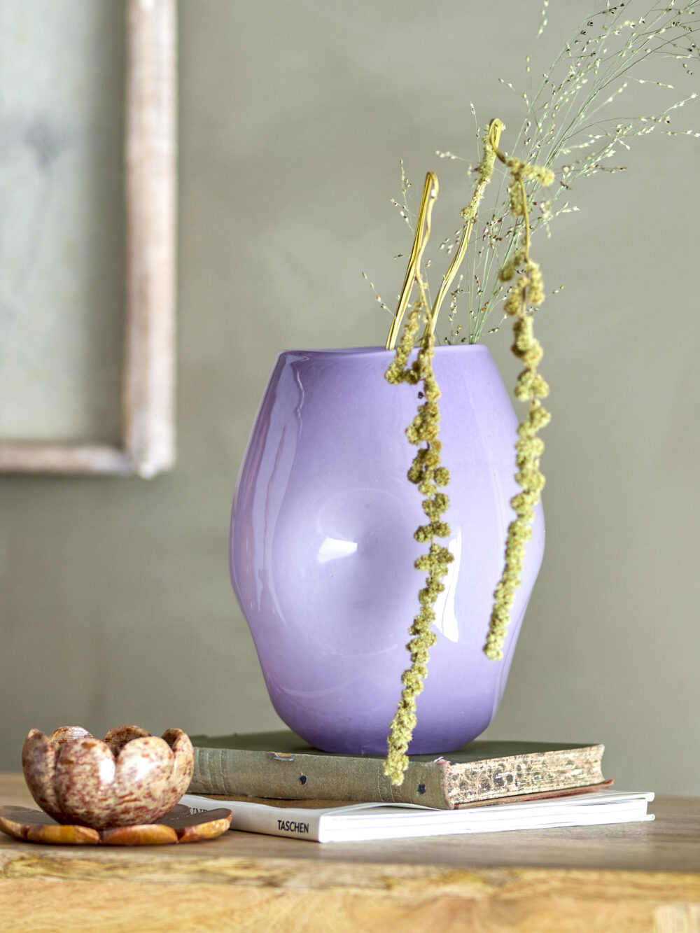 Lilac Vase, Purple, Glass - Image 3