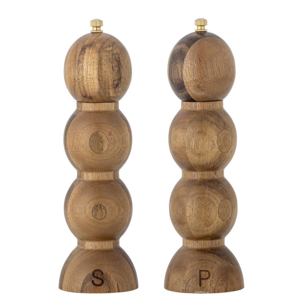 Clancy Salt & Pepper Mill, Brown, Acacia
