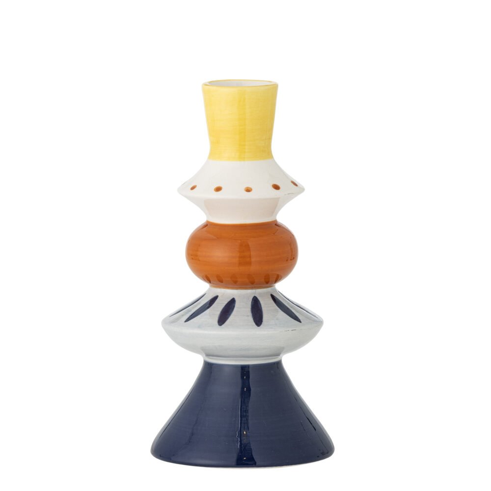 Kairi Deco Vase, Blue, Stoneware
