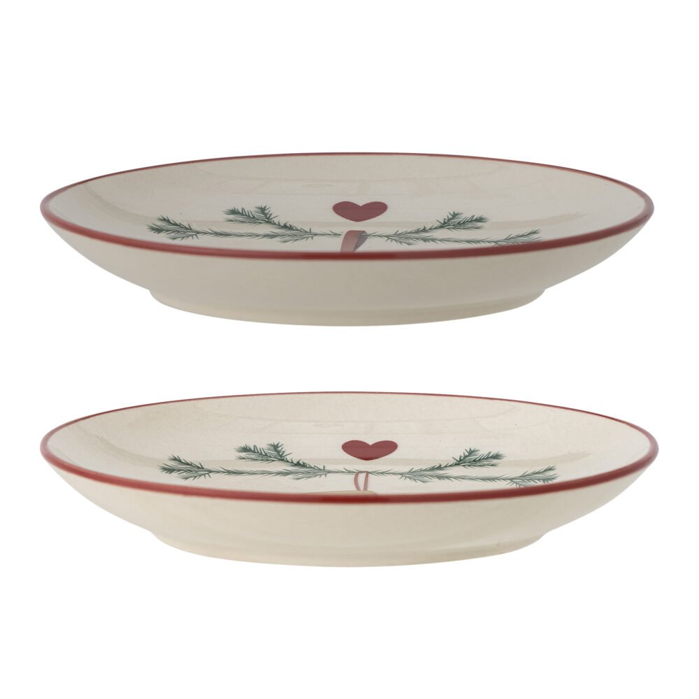 Yule Plate, Nature, Stoneware - Image 3