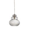 Sybia Pendant Lamp, Grey, Glass