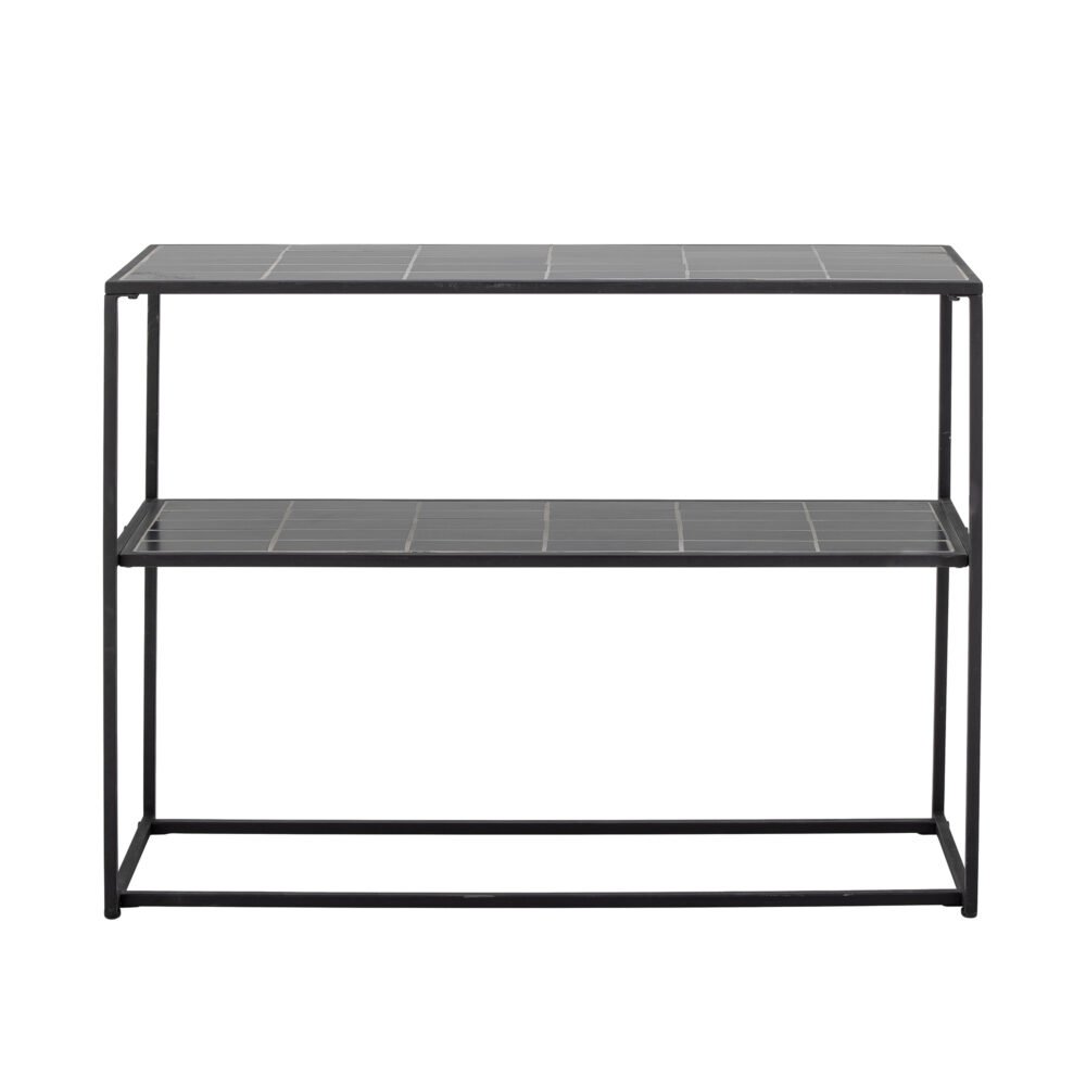 June Console Table, Black, Stone