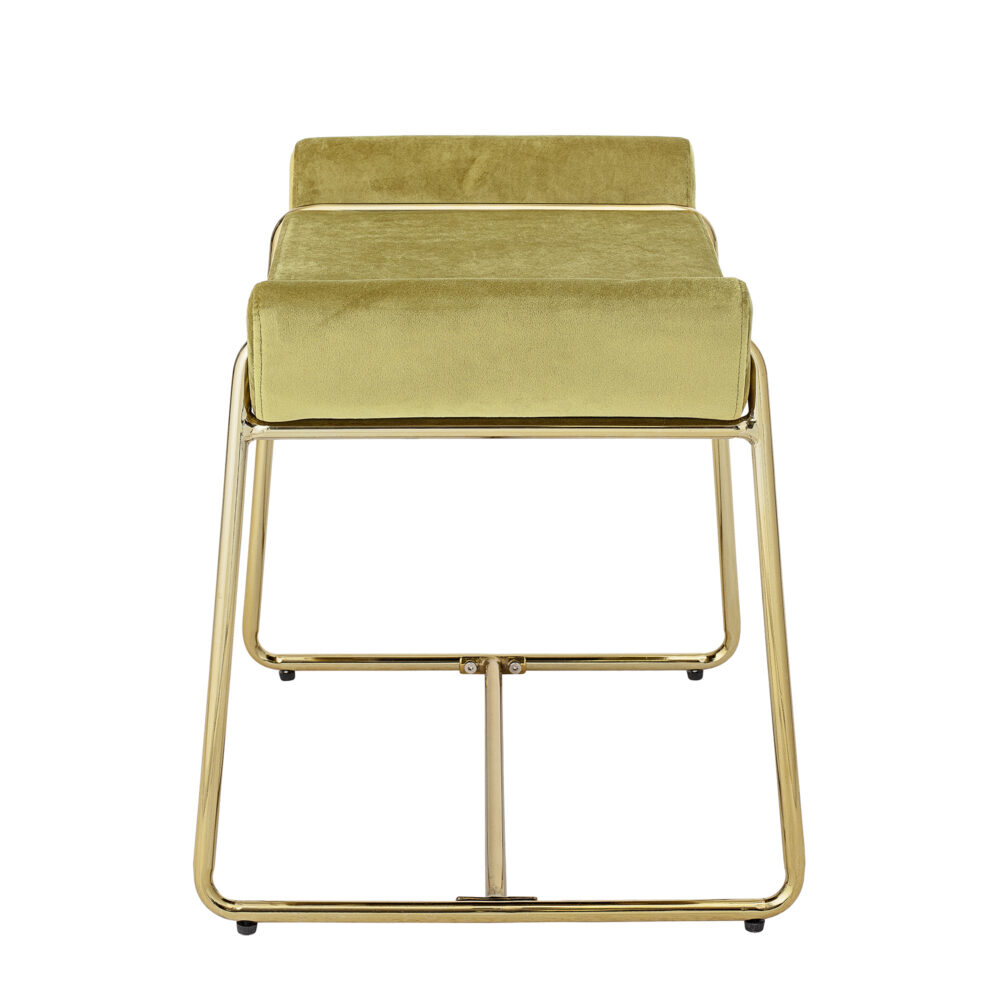 Megan Stool, Yellow, Polyester - Image 4