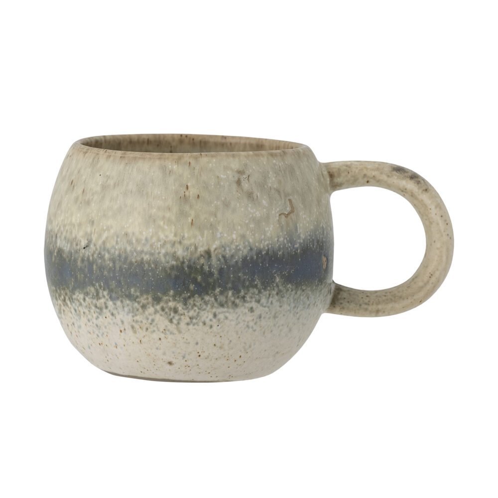 Elia Mug, Green, Stoneware - Image 3