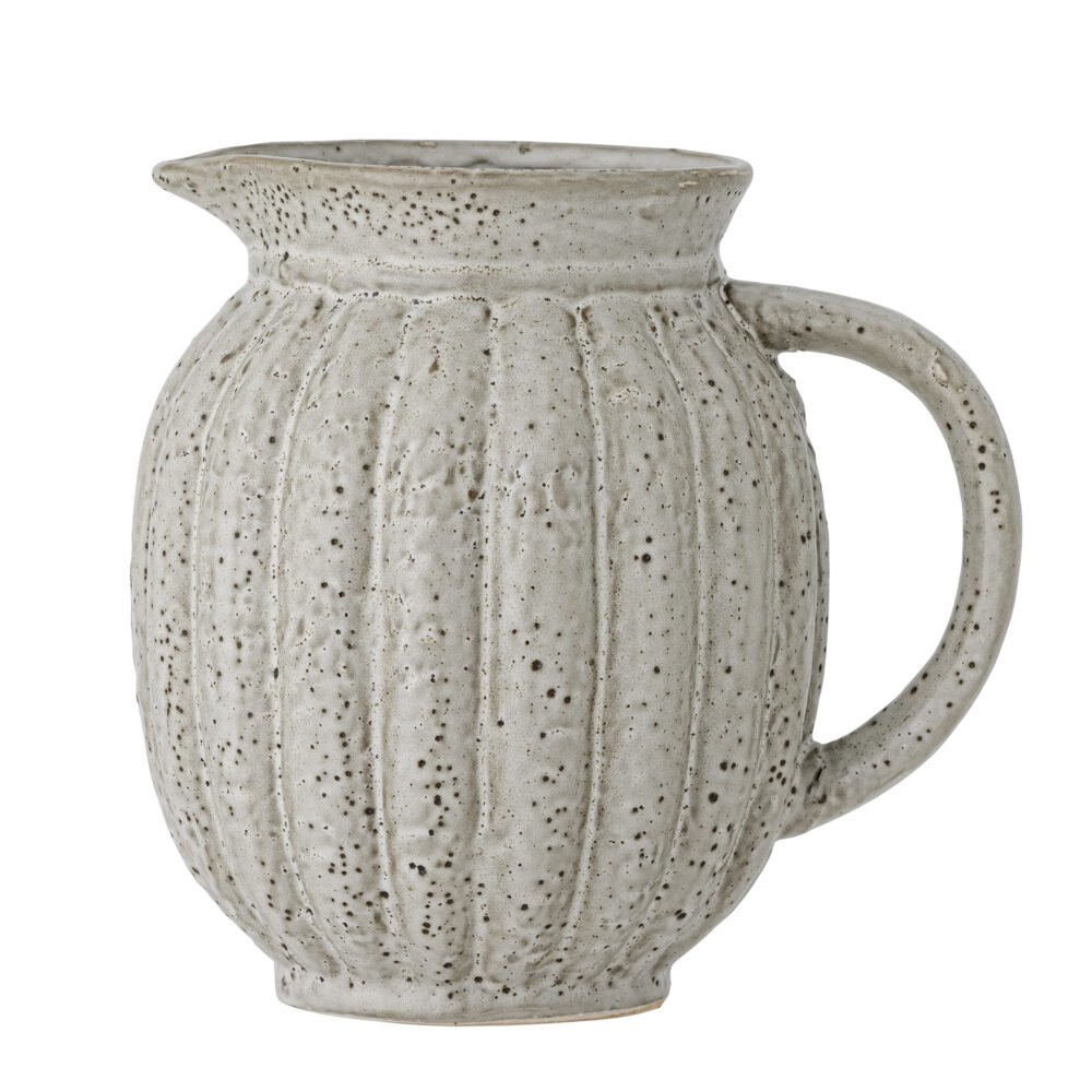Indrid Jug, Grey, Stoneware