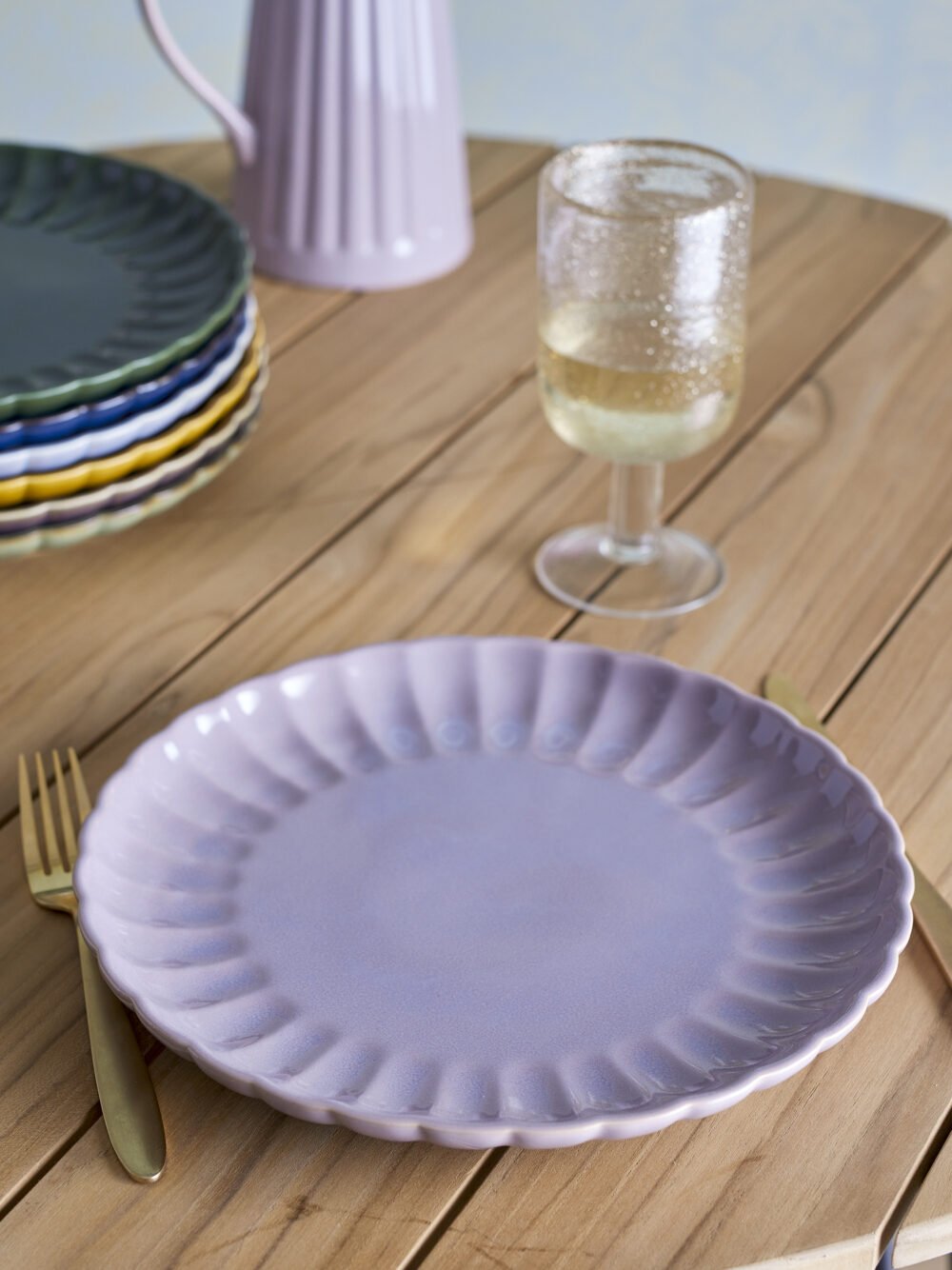 Latina Plate, Rose, Stoneware - Image 4