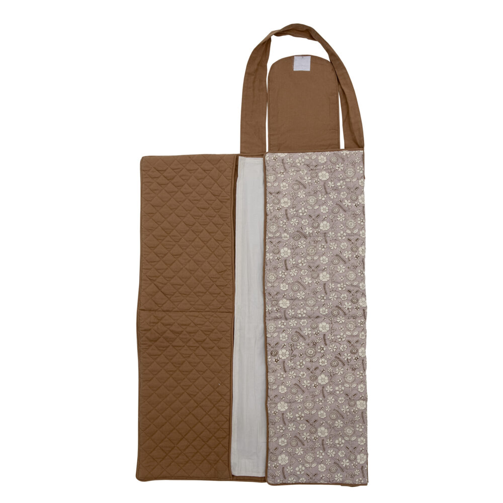 Thanne Changing Mat, Brown, Cotton - Image 4