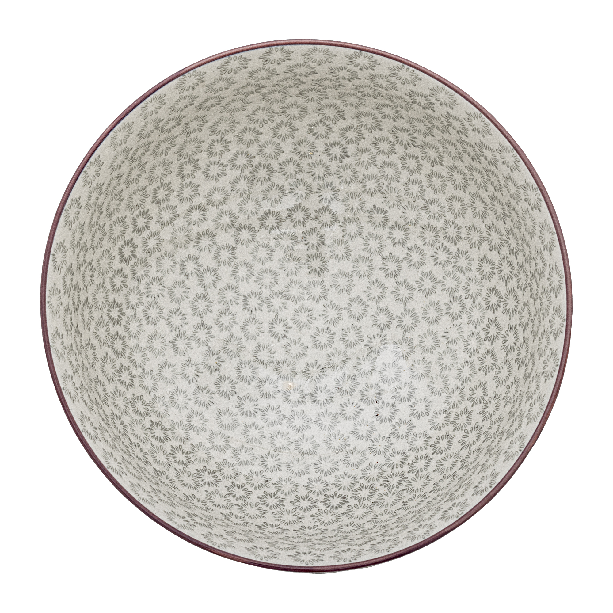 Maya Bowl, Green, Stoneware - Image 3