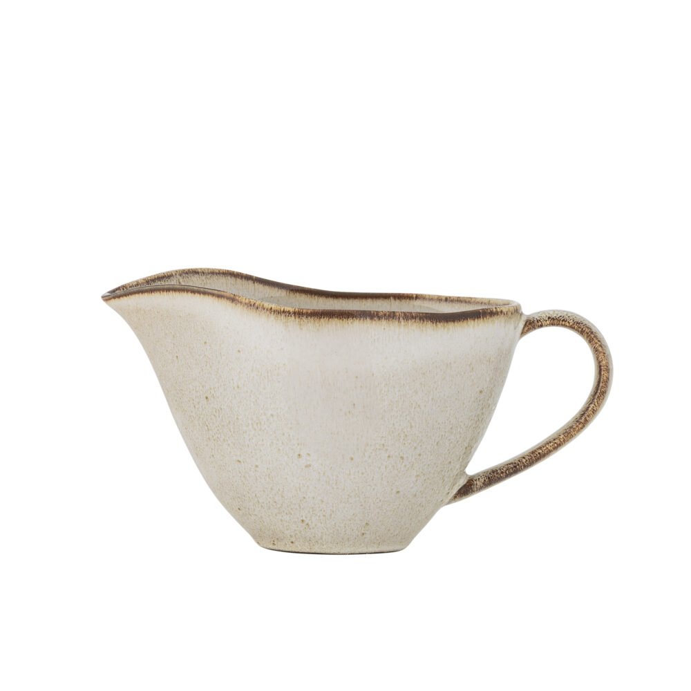 Sandrine Gravy Boat, Nature, Stoneware
