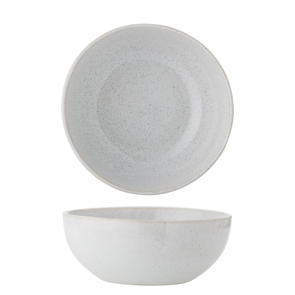 Addison Bowl, White, Stoneware