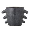 Khan Flowerpot, Grey, Stoneware