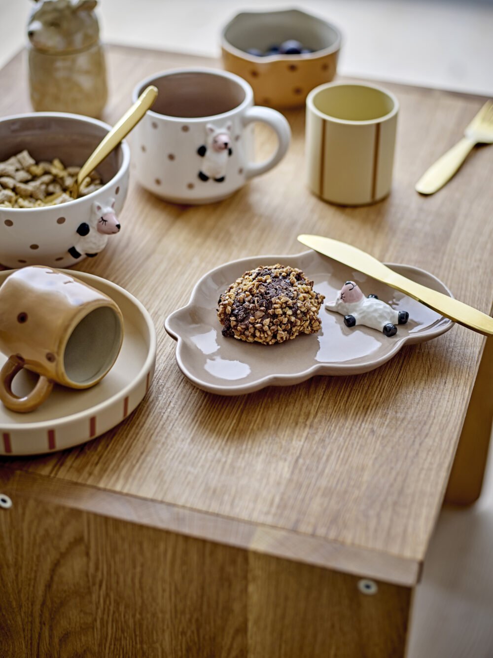Dolly Cup, Brown, Stoneware - Image 4