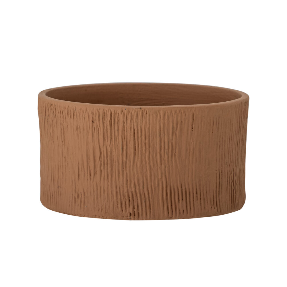 Caylie Jar w/Lid, Red, Terracotta - Image 3
