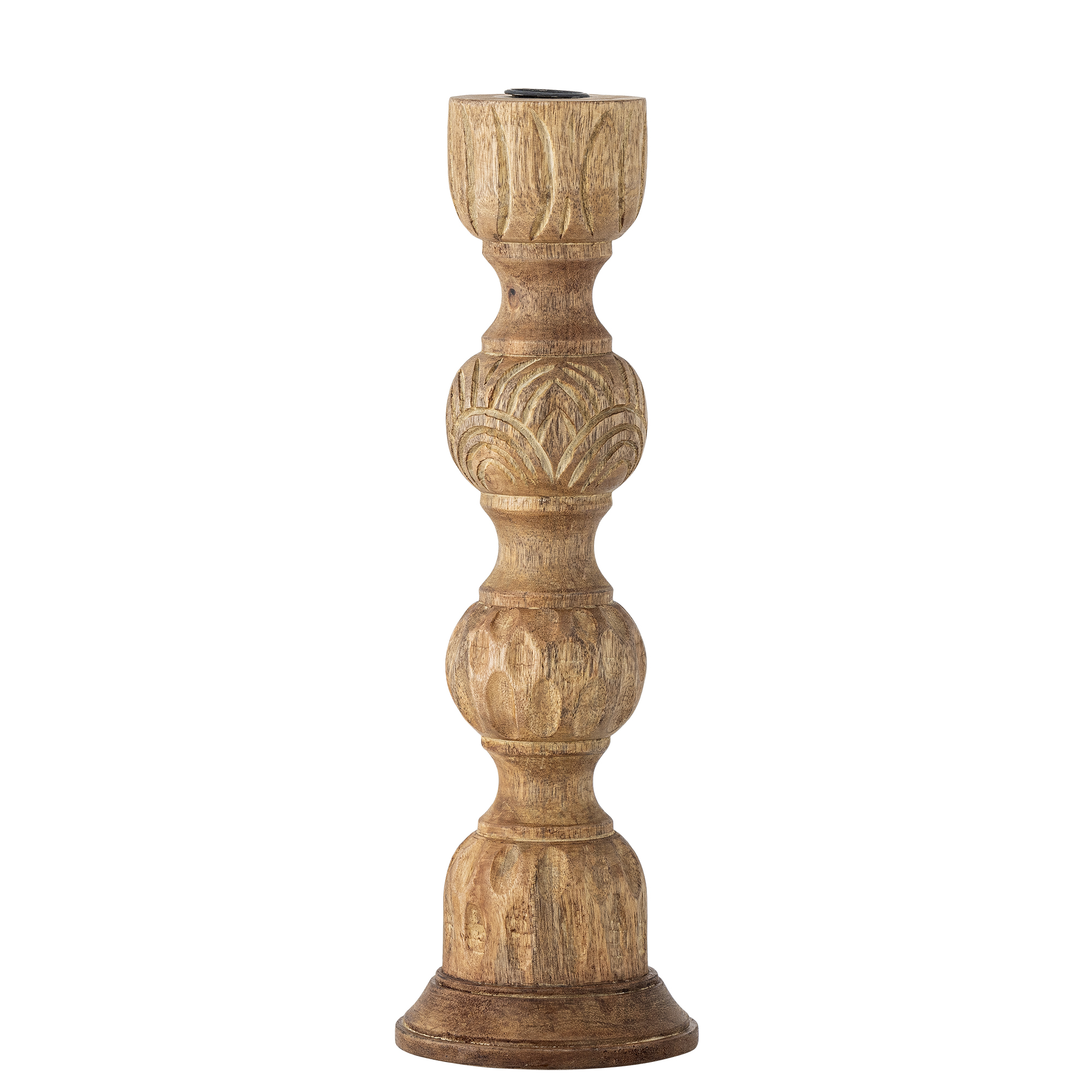 Nalua Candle Holder, Nature, Mango