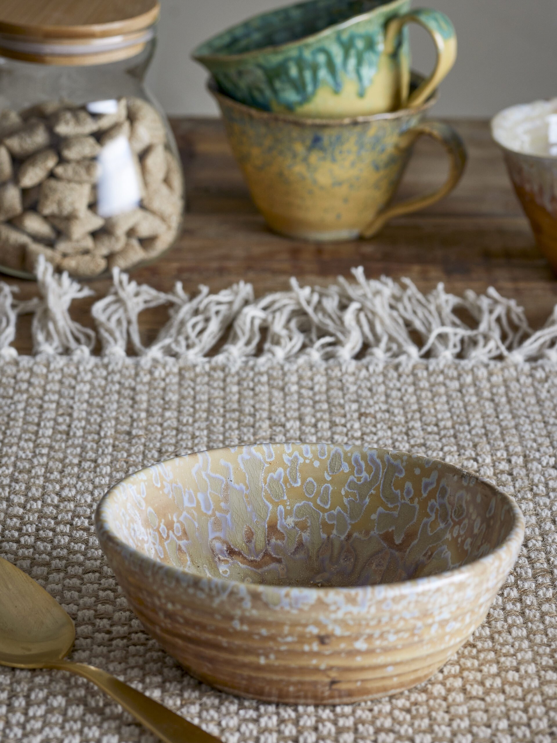 Milani Bowl, Nature, Stoneware - Image 4