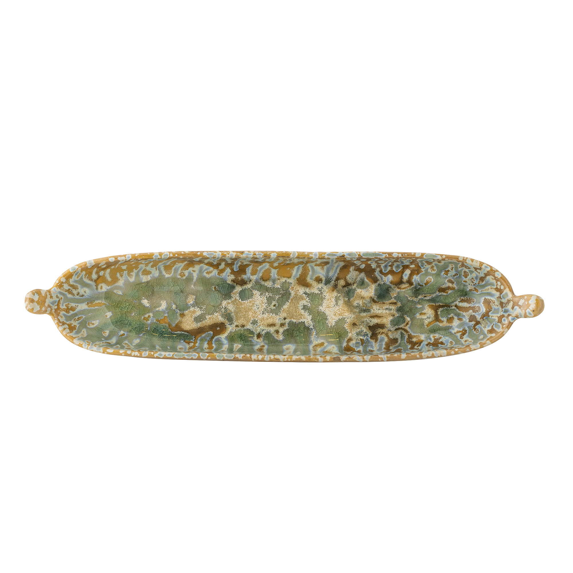 Milani Serving Plate, Green, Stoneware - Image 2
