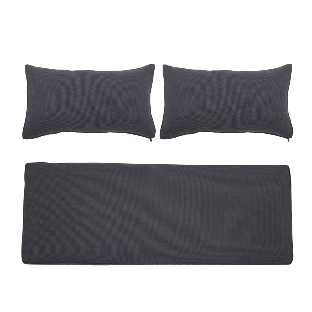 Mundo Cushion Cover (No filler), Grey, Polyester