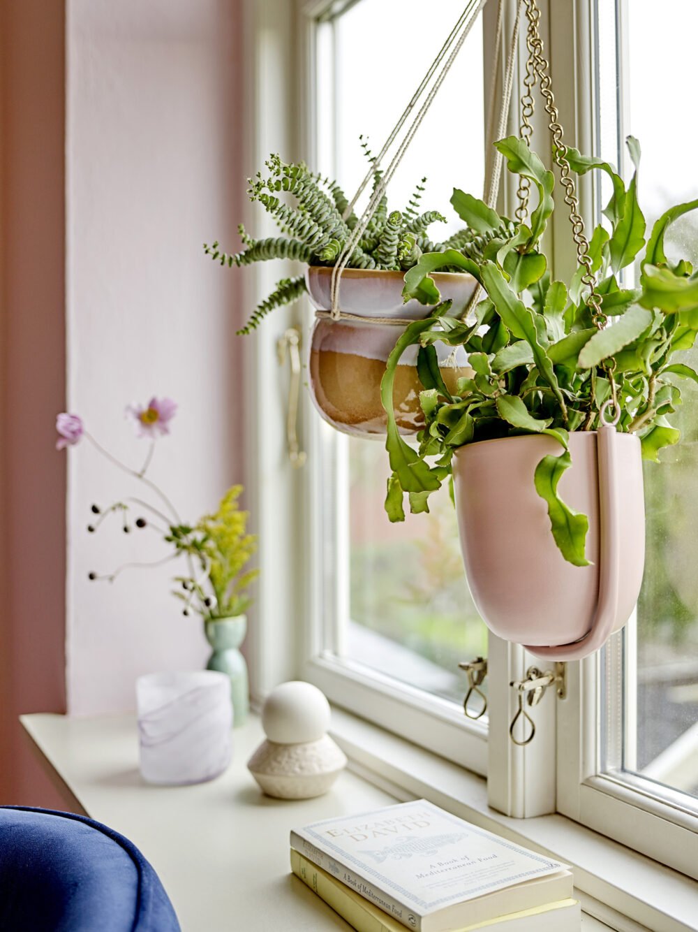 Kati Flowerpot, Hanging, Rose, Metal - Image 2
