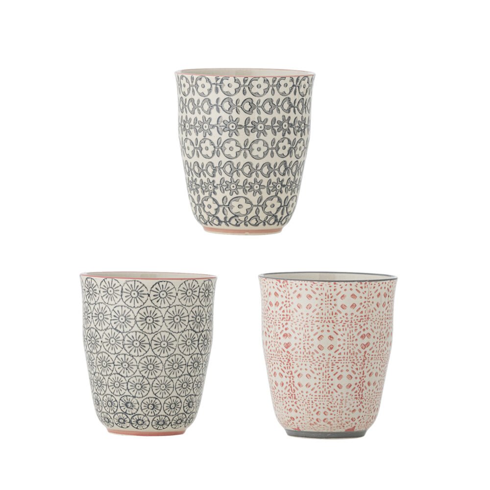 Cécile Cup, Rose, Stoneware