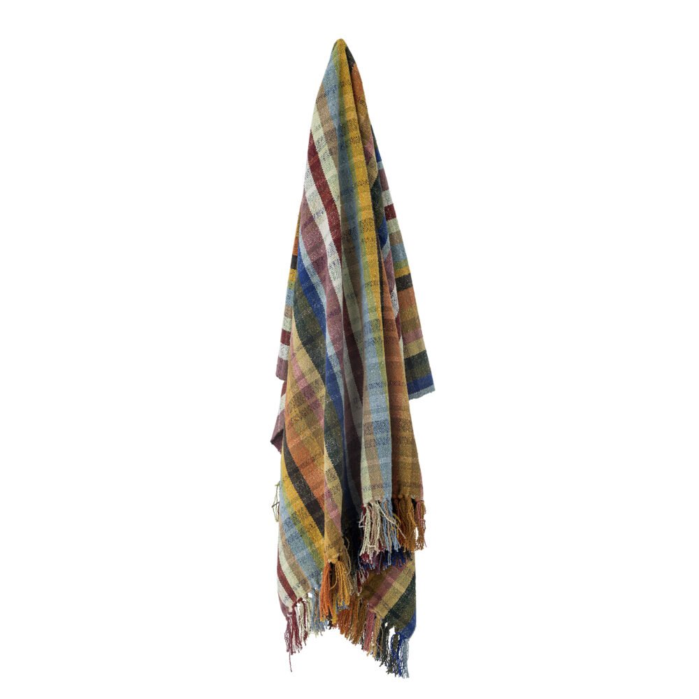 Elmy Throw, Orange, Recycled Cotton - Image 3