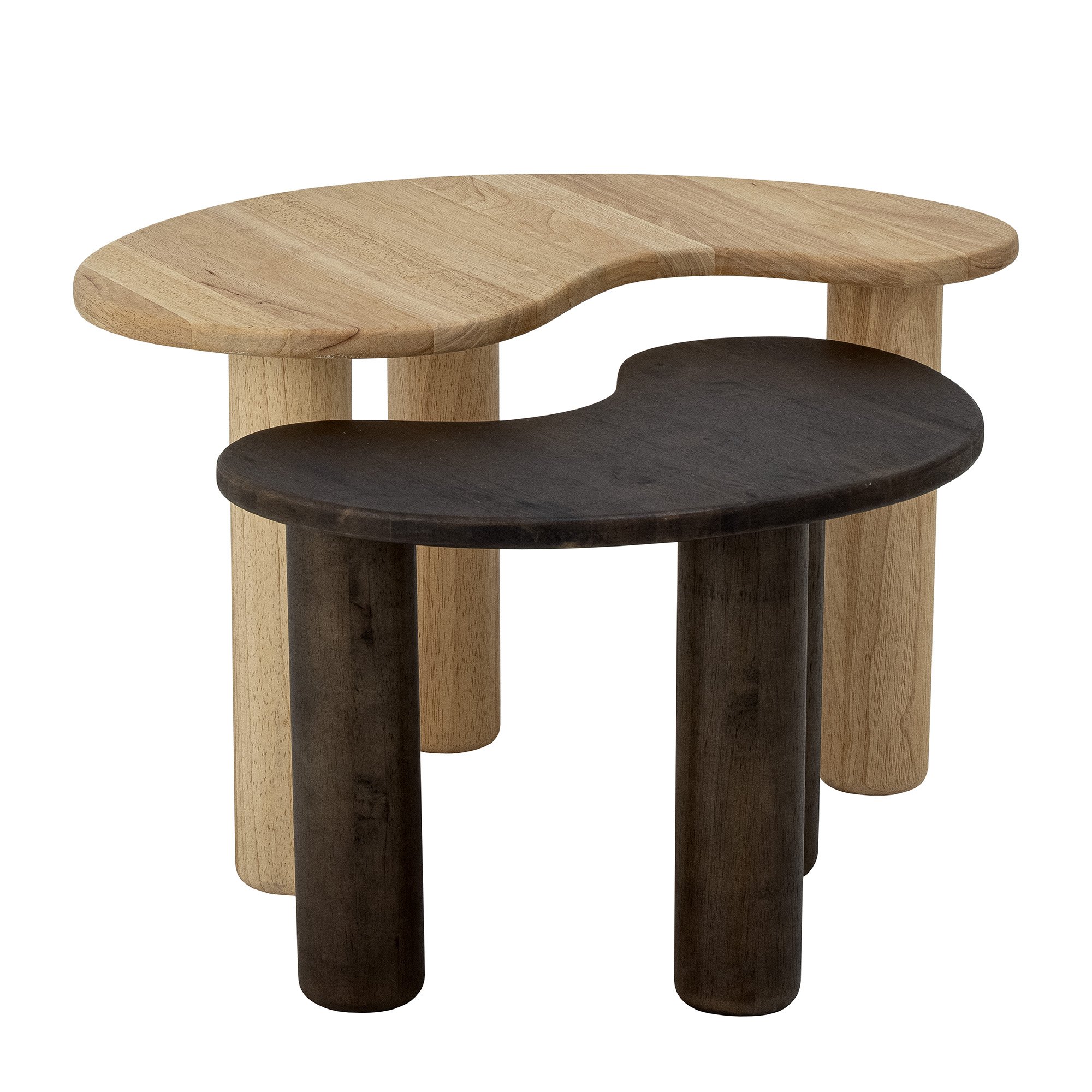 Luppa Coffee Table, Brown, Rubberwood - Image 3