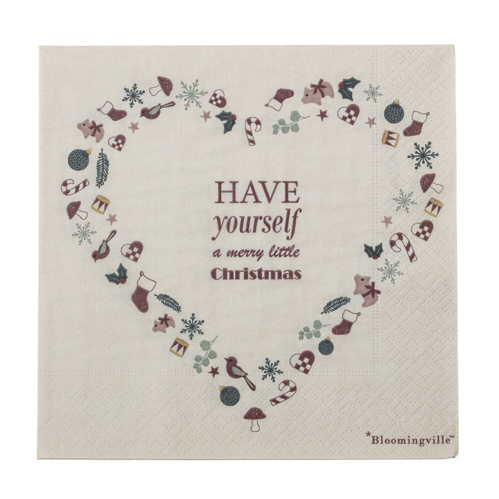 Paia Napkin, Red, FSC® Mix, Paper