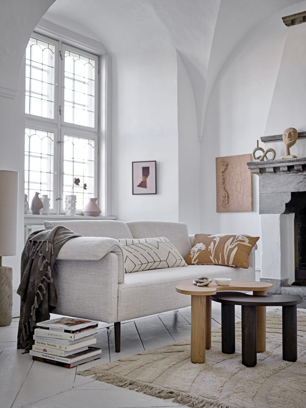 Chesham Sofa, White, Polyester - Image 5