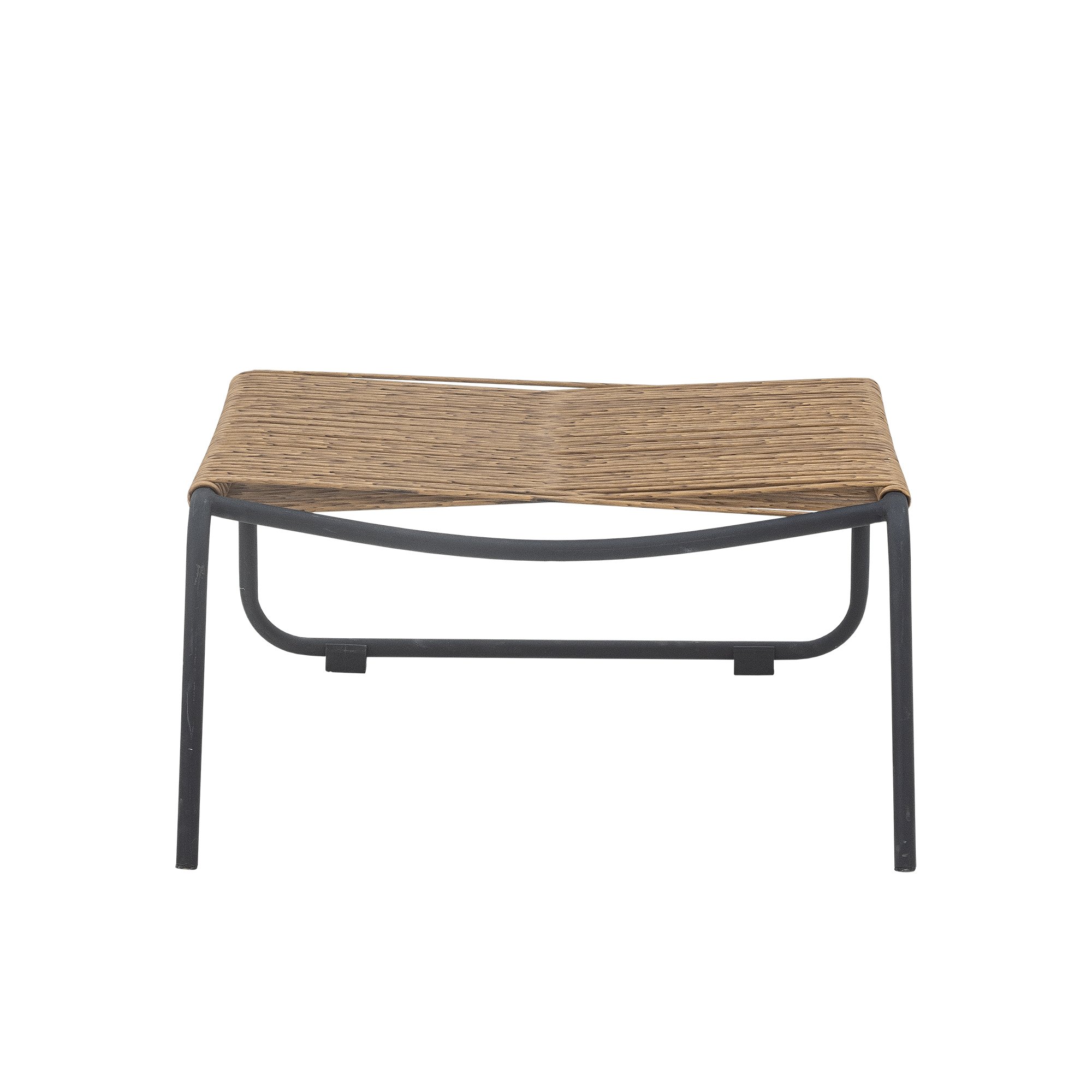 Boel Deck Chair with Stool, Nature, Metal - Image 4
