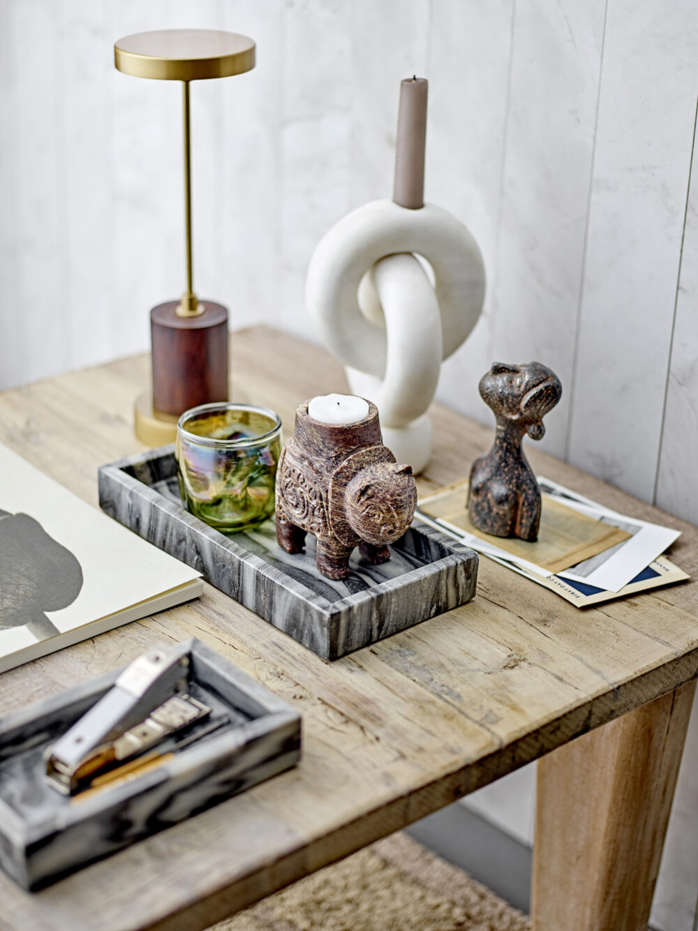 Novia Votive, Brown, Soapstone - Image 6
