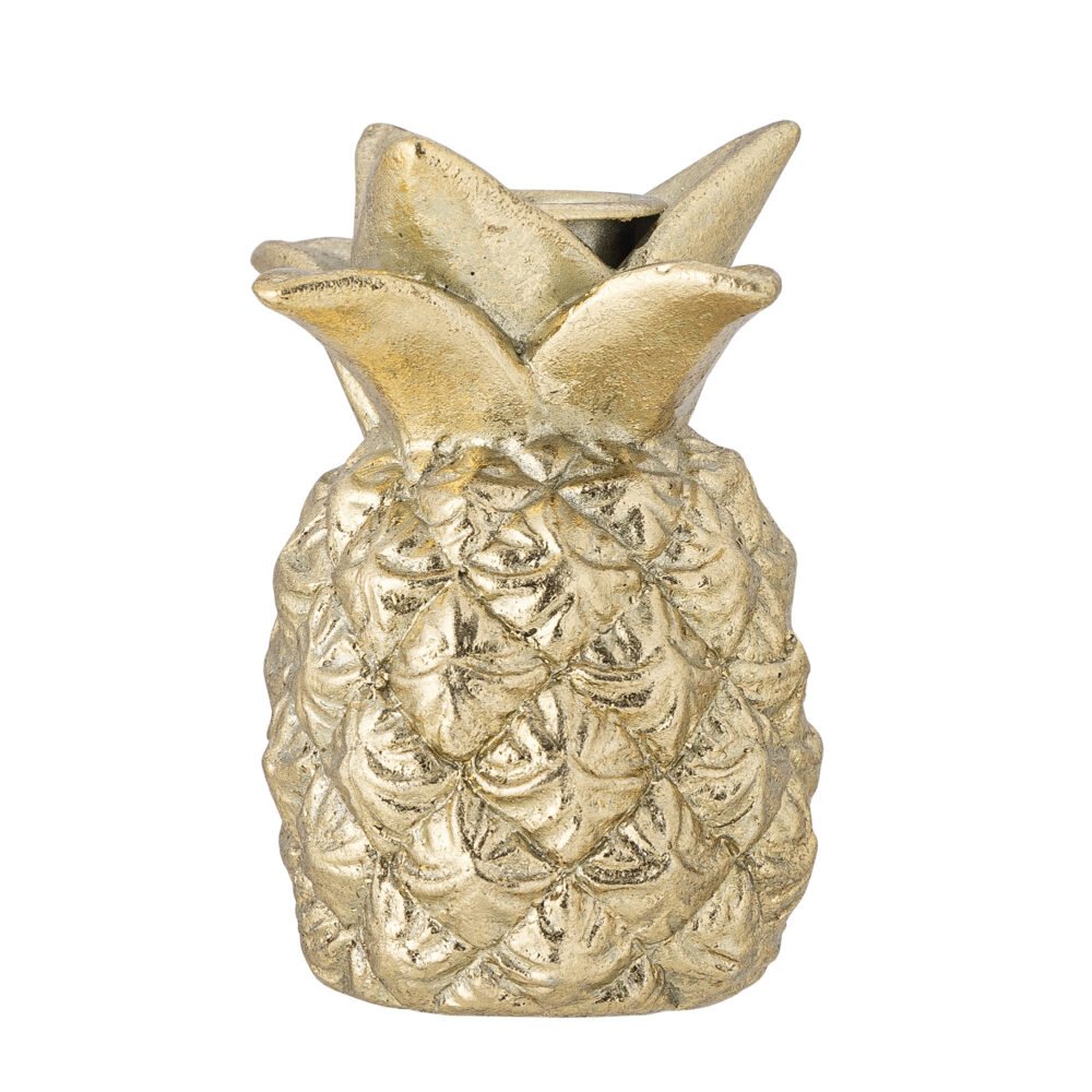 Aiea Candle Holder, Gold, Polyresin