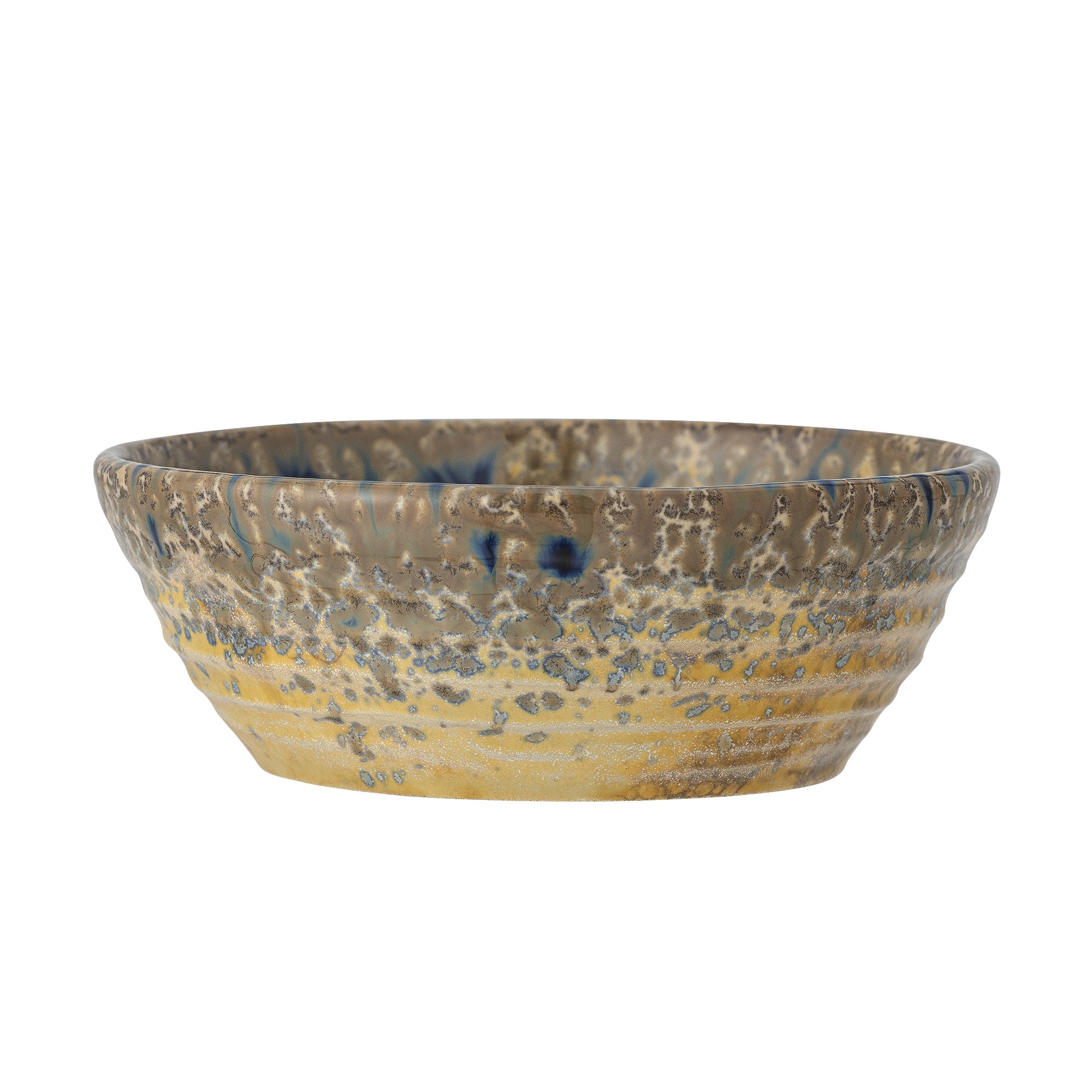 Milani Bowl, Blue, Stoneware - Image 3