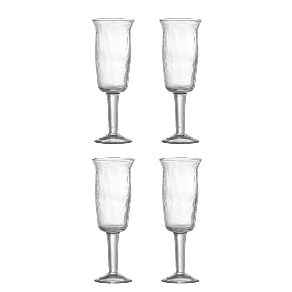 Asha Wine Glass, Clear, Recycled Glass