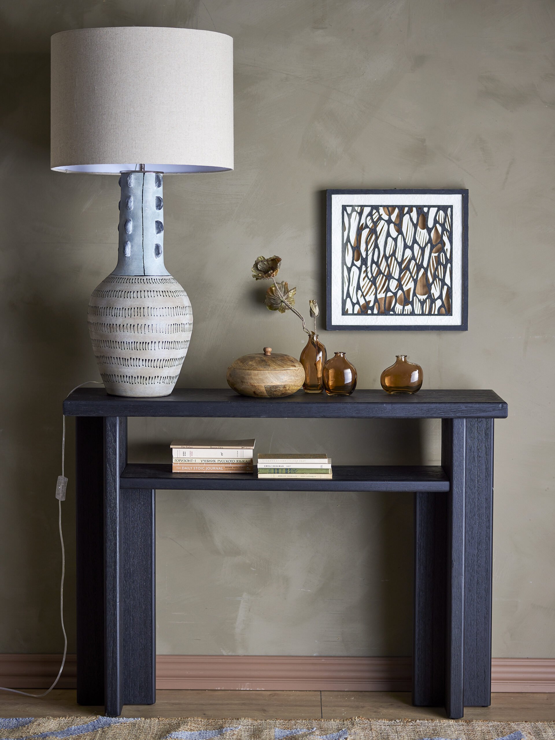 Cupa Console Table, Black, Firwood - Image 4