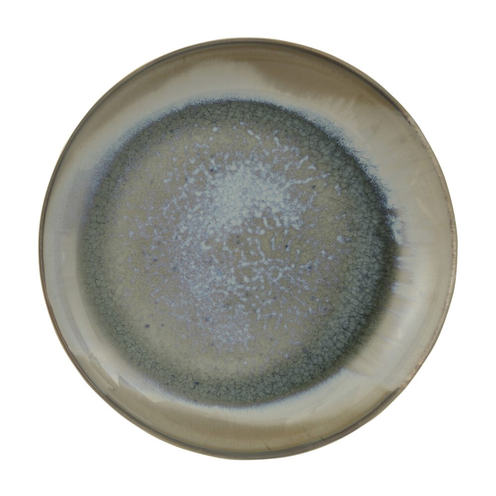 Heather Serving Plate, Green, Stoneware