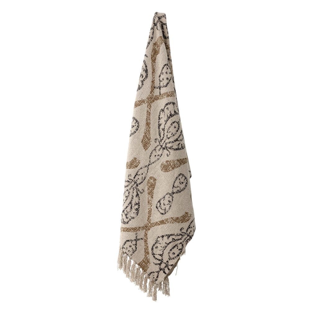 Freddy Throw, Nature, Recycled Cotton - Image 3