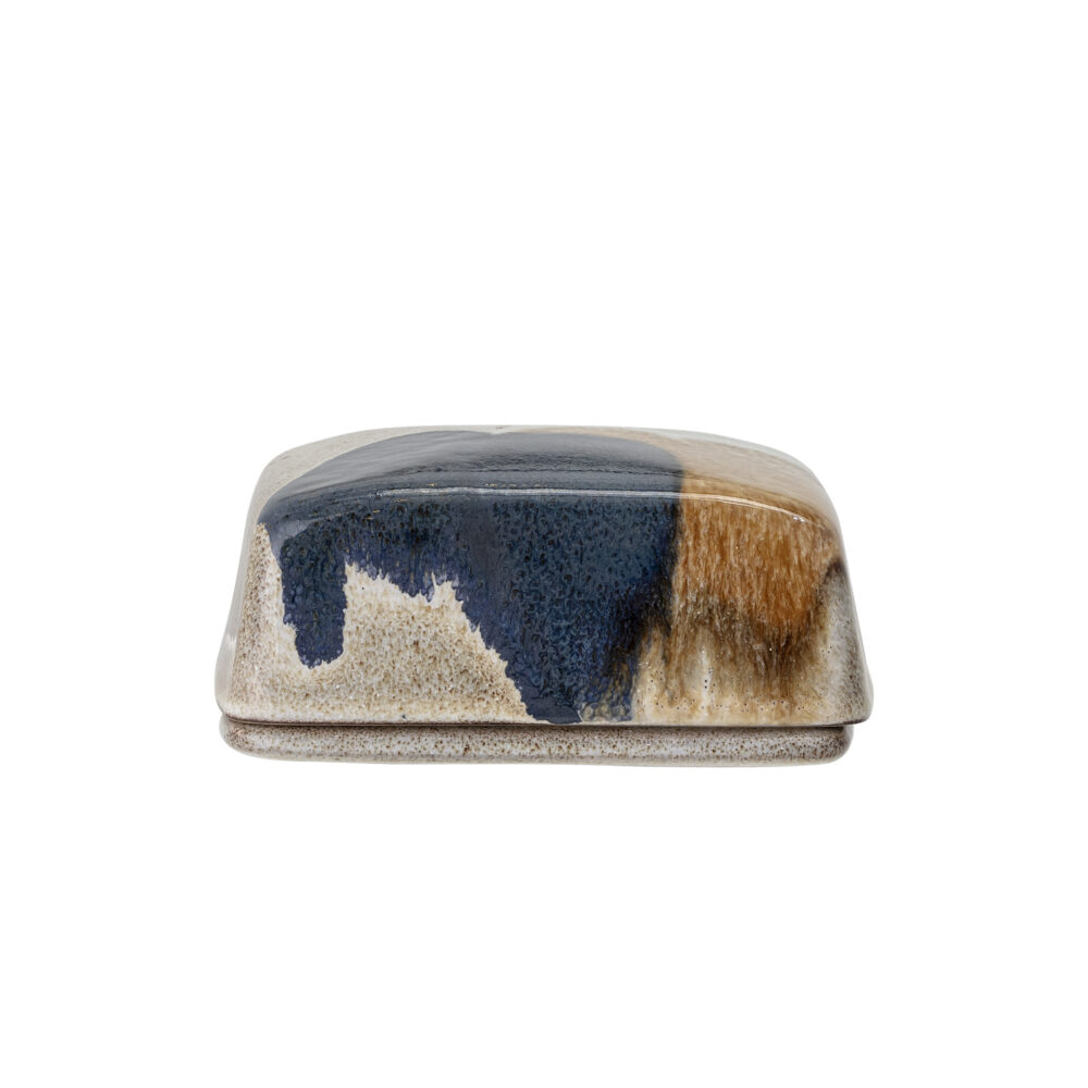 Jules Butter Box, Grey, Stoneware