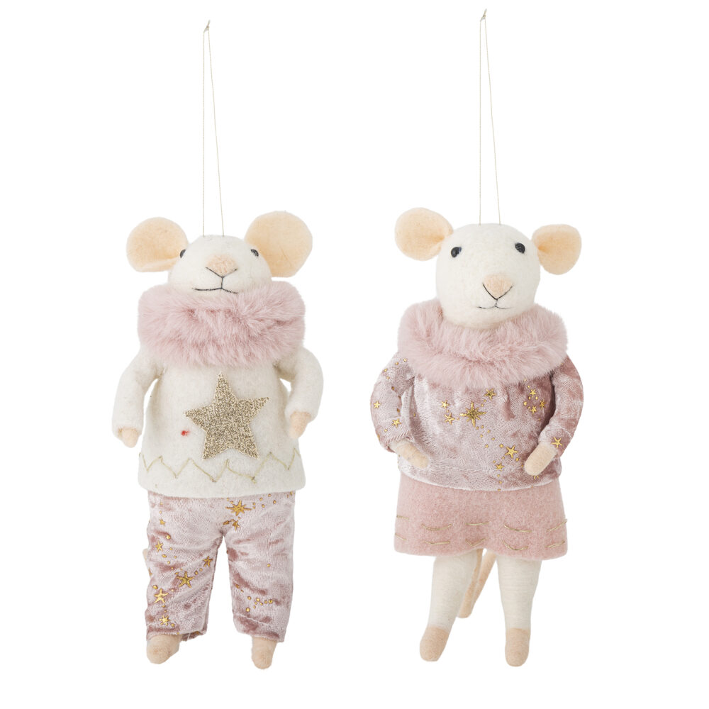 Peo Ornament, Rose, Wool